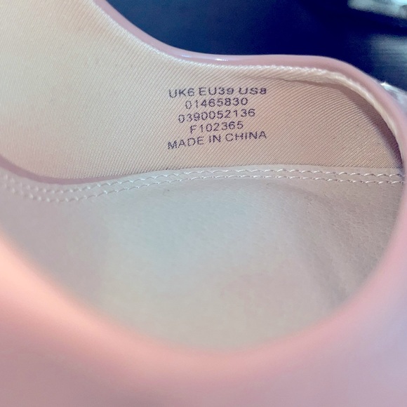 ASOS DESIGN Penelope Stiletto Pumps in Beige Patent - Picture 14 of 15